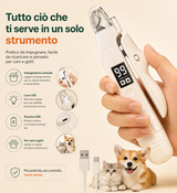 PawManiCare - Taglia unghie 2in1 LED
